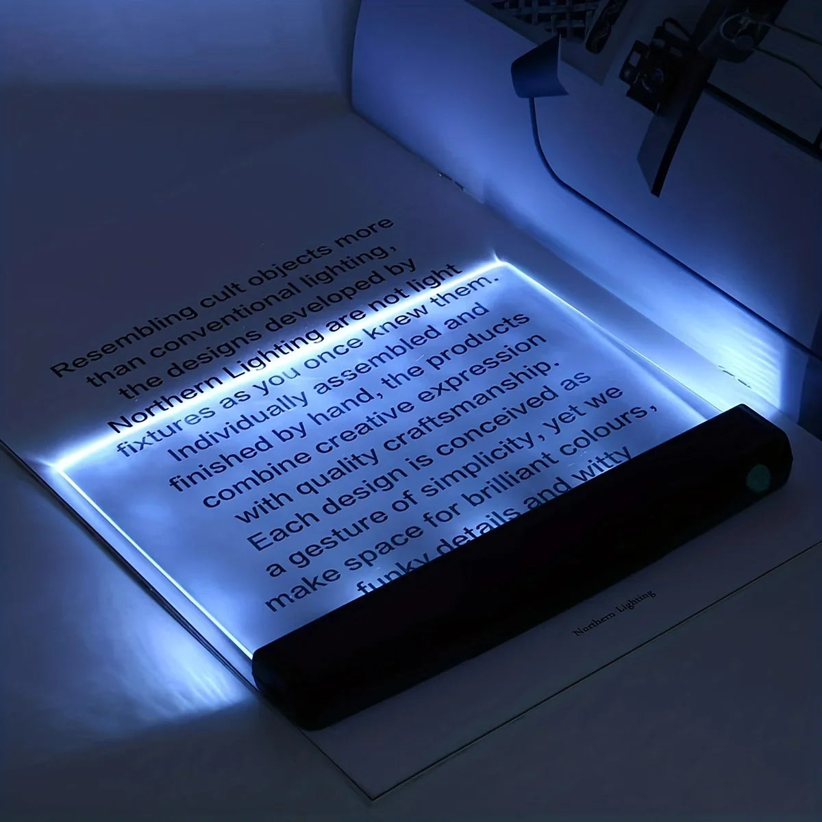 Flat LED Night Reading Light